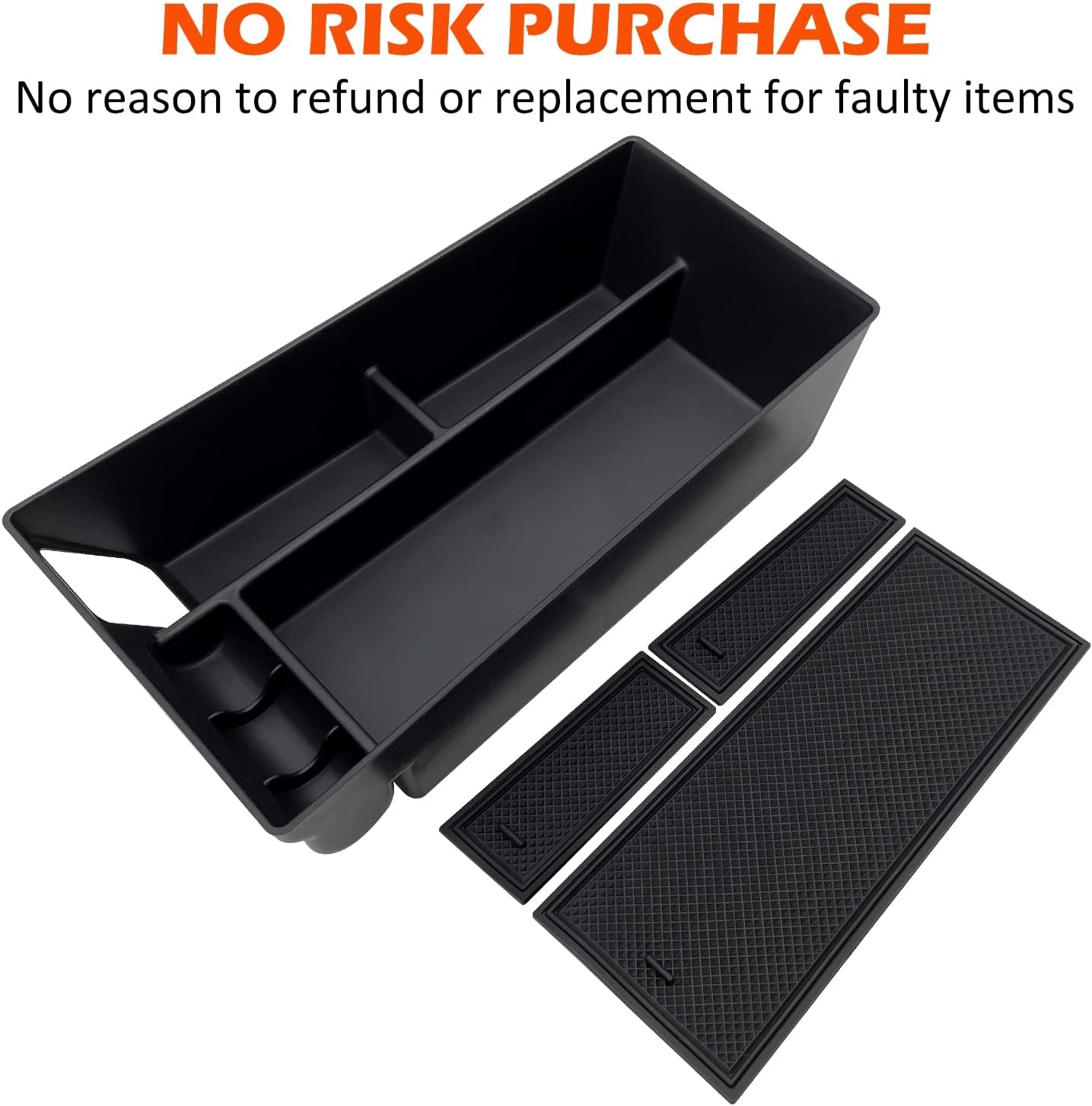 Compatible with Ford Mustang Mach-E 2021 2022 2023 2024 Accessories Center Console Organizer Interior Storage Box Tray