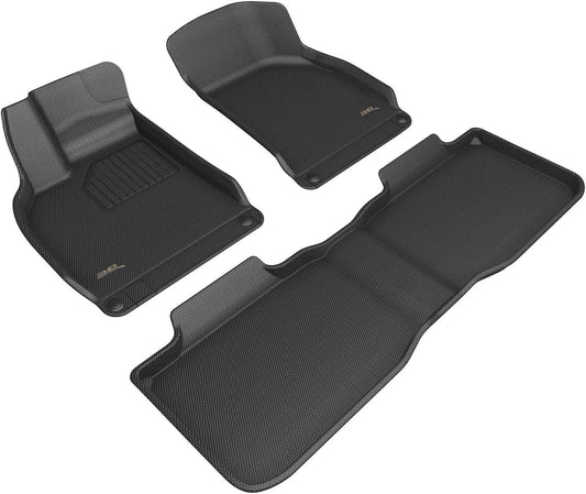 Custom Fit Kagu Floor Mat (Black) Compatible with Lucid Air Touring 2022-2025 - Full Set