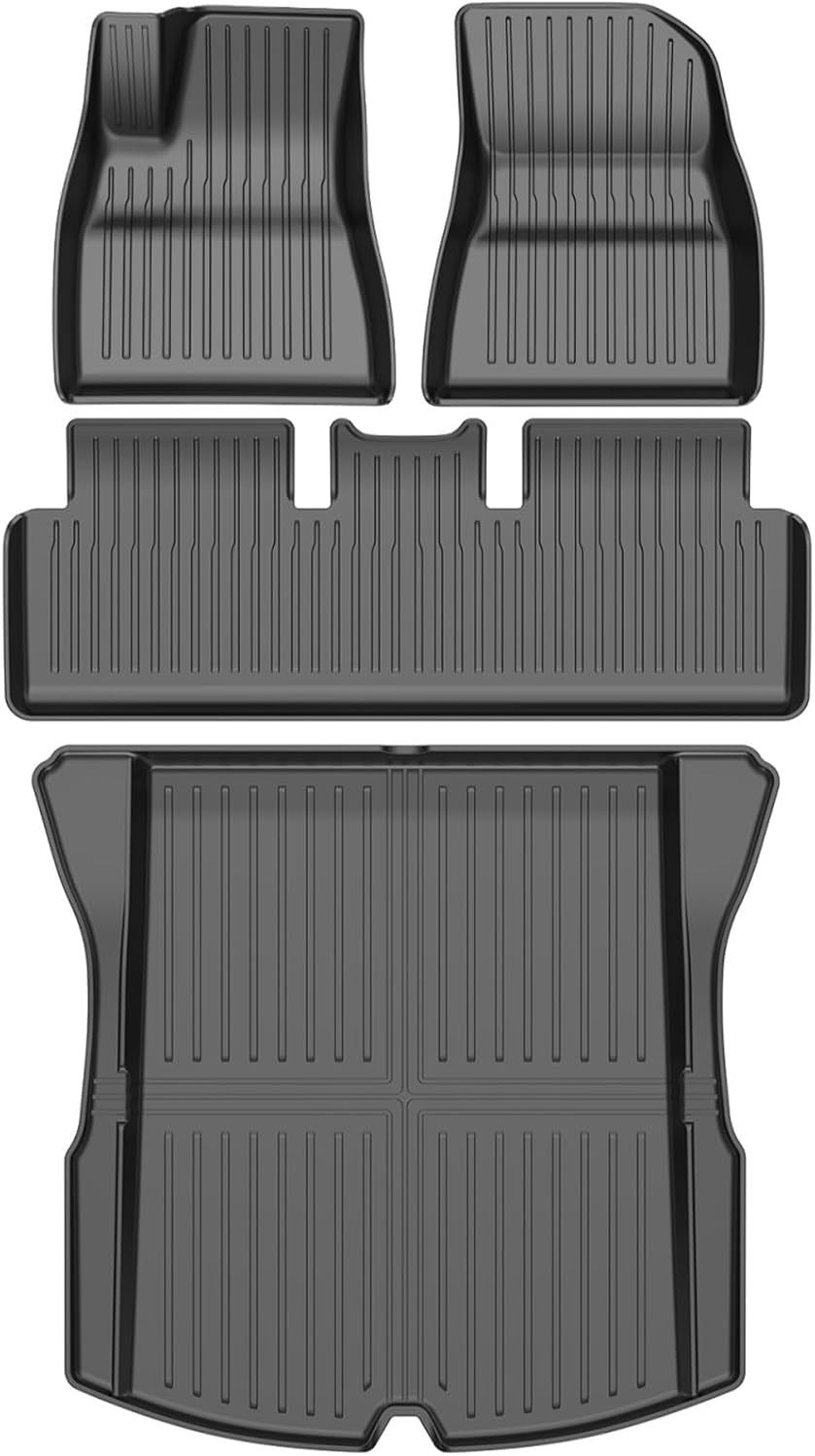 Floor Mats for Tesla Cybertruck Model 3 Model Y plus All Weather TPE Cargo Liner