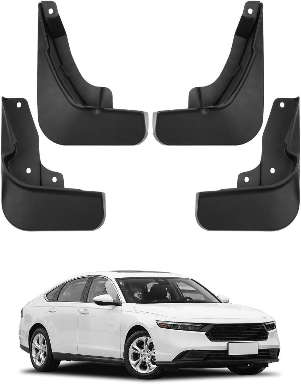 Mud Flaps Splash Guards for 2023 2024 2025 Bz4X /Subaru Solterra Accessories Mudflap Fender Flares Front and Rear Mud Guard Set 4PCS