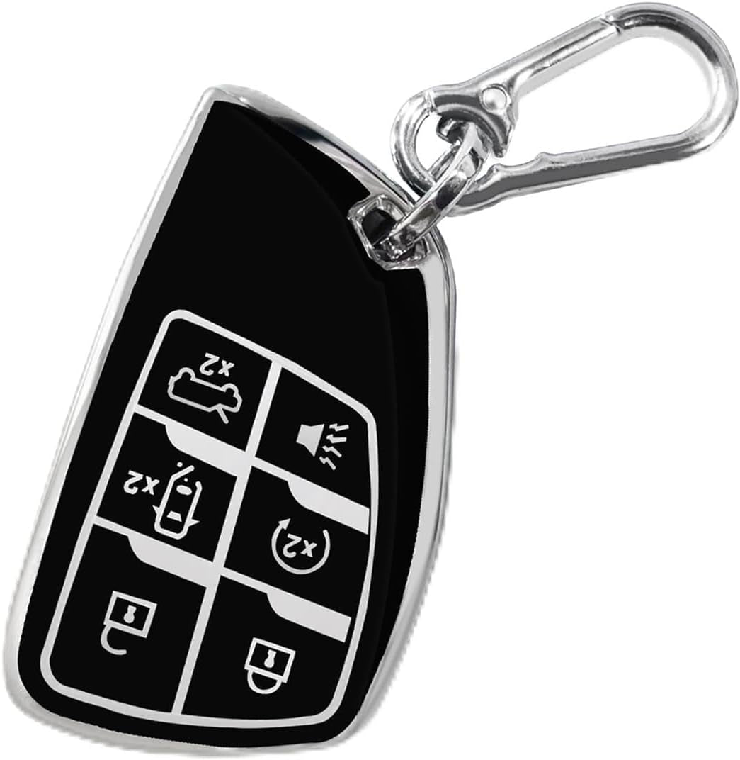 Key Fob Cover Compatible with Hummer EV Accessories Shells with Keychain TPU All-Around Protection Key Case (Pickup)