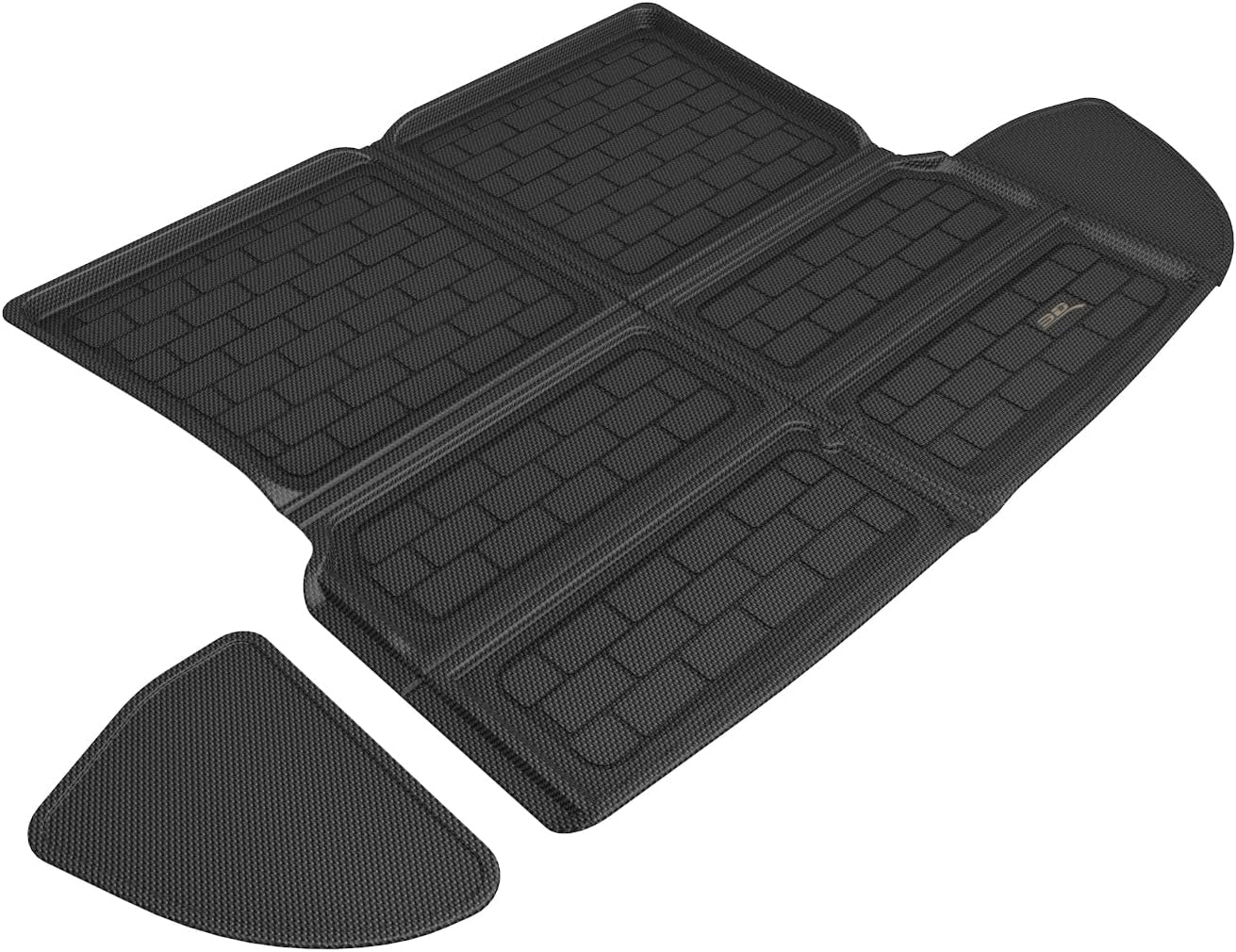 Custom Fit Kagu Foldable Rear Cargo Liner (Black) Compatible with Lucid Air 2022-2025 - Rear Cargo Liner