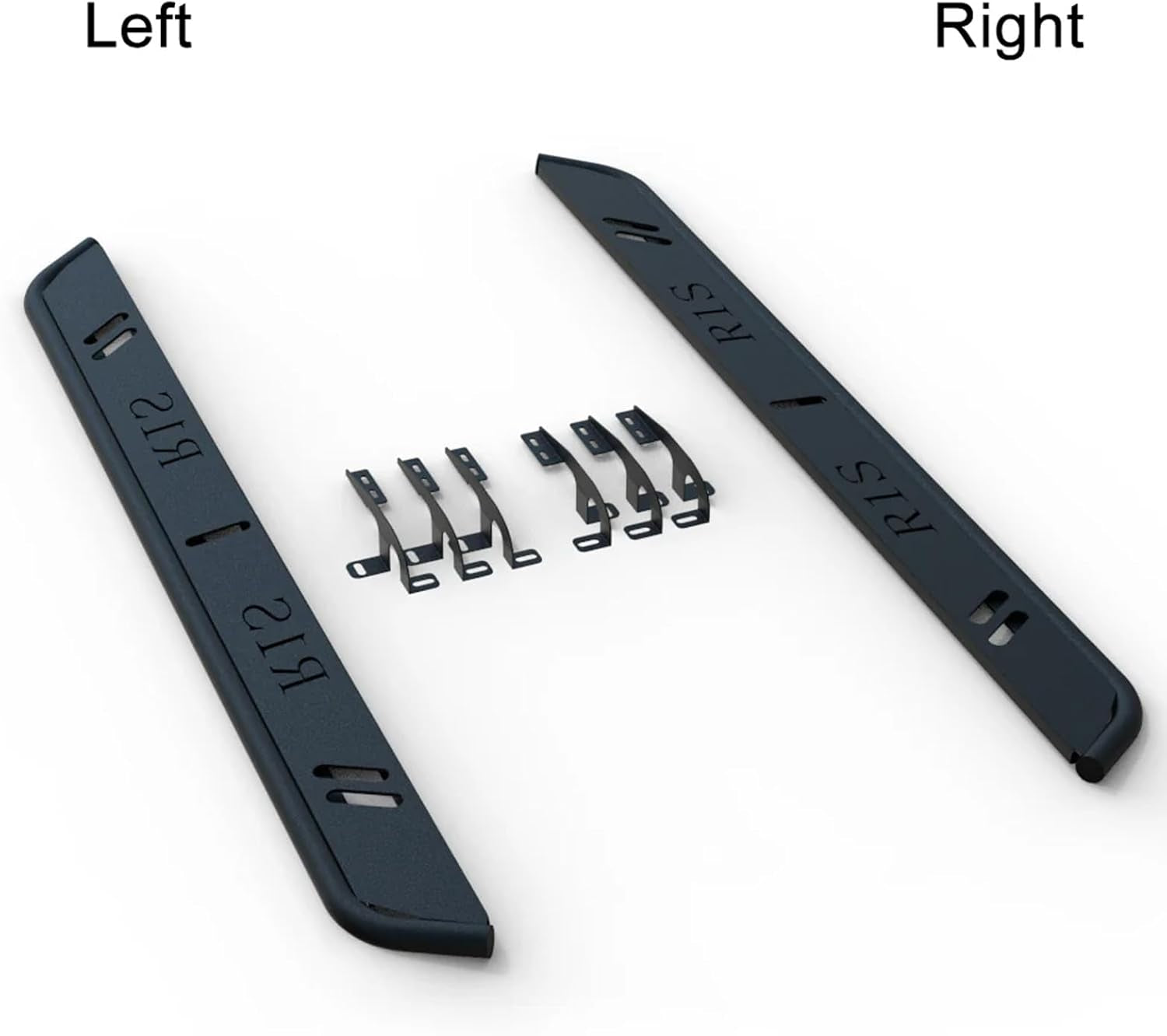 2PCS Running Boards for R1S Door Side Steps Compatible with Rivian R1S 2022 2023 2024 Nerf Bars Pedal Exterior Rivian Accessories(With Letters)