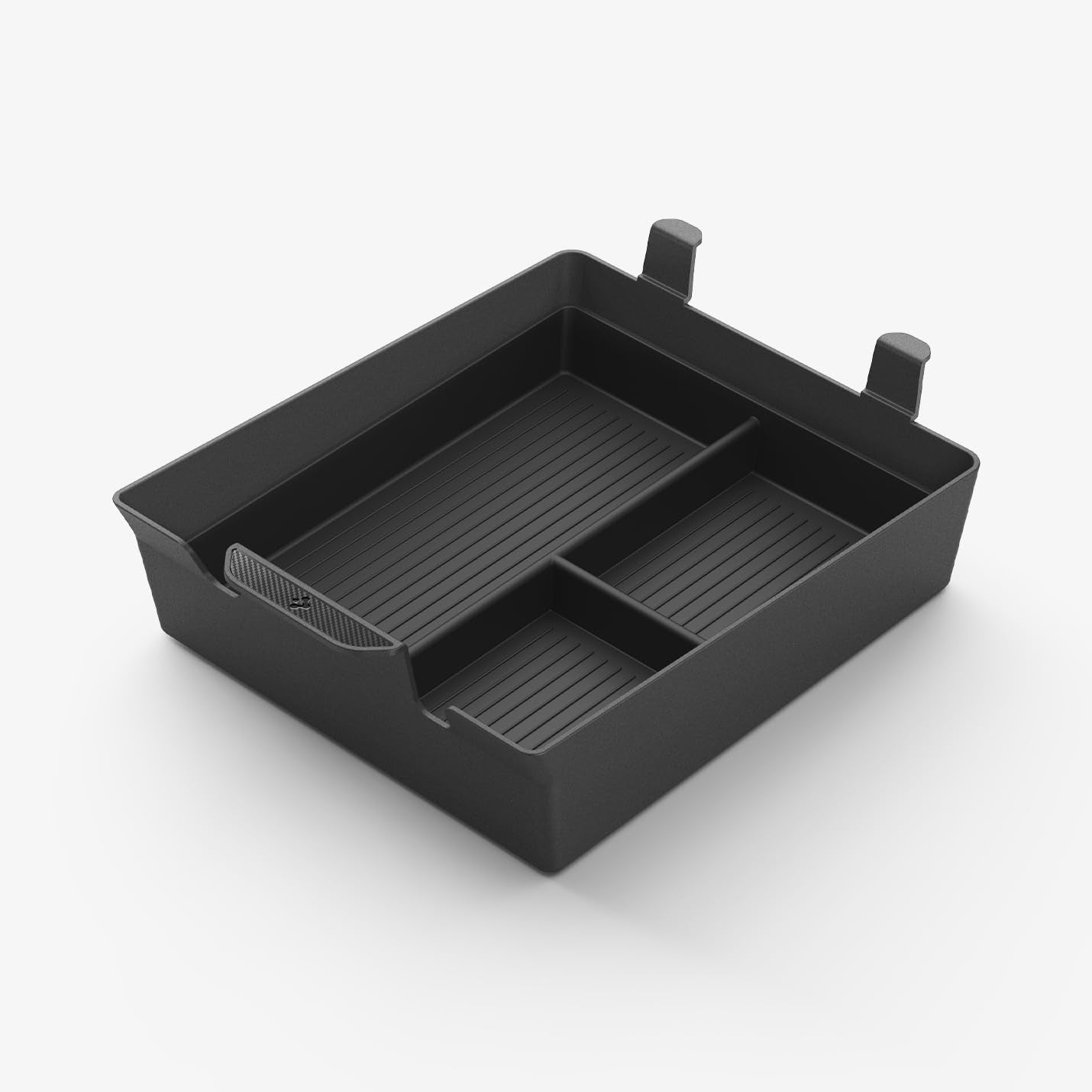 Console Organizer Tray (Carbon Edition) Designed for Rivian R1T and R1S 2025 2024 2023 2022