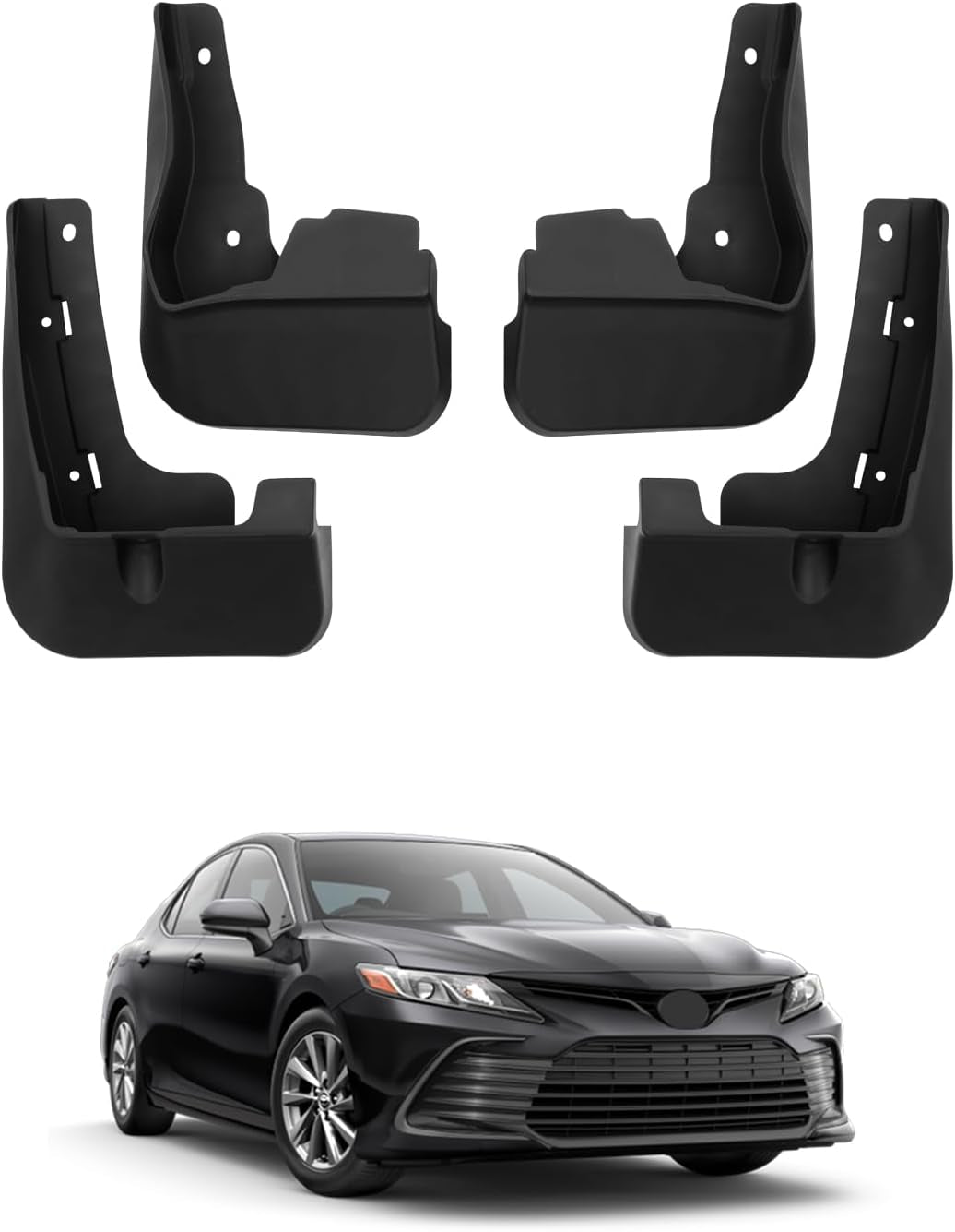 Mud Flaps Splash Guards for 2023 2024 2025 Bz4X /Subaru Solterra Accessories Mudflap Fender Flares Front and Rear Mud Guard Set 4PCS