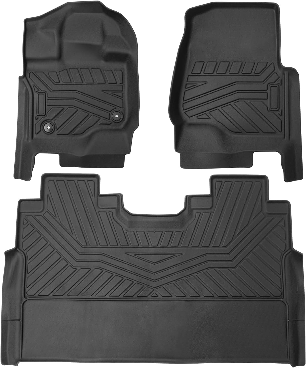 Floor Mats for 2022-2025 Hyundai Ioniq 5 Limited Only (With Sliding Console) Accessories Liner Set TPE 3D Car Mats All-Weather Custom Fit Floor Liners