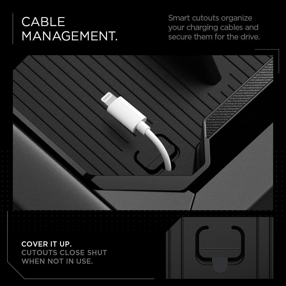 Center Console Organizer Tray(Carbon Edition) Designed for Tesla Cybertruck Accessories 2025/2024 (TOP)