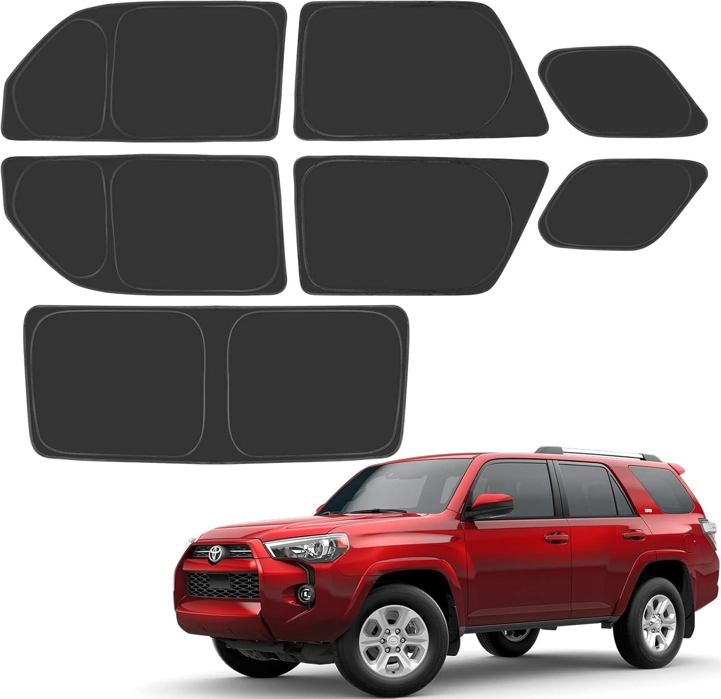 2025 Upgrade Front Windshield Sun Shade Foldable Sunshade Protector Custom Fit 2023-2024 2025 Toyota Bz4X Accessories