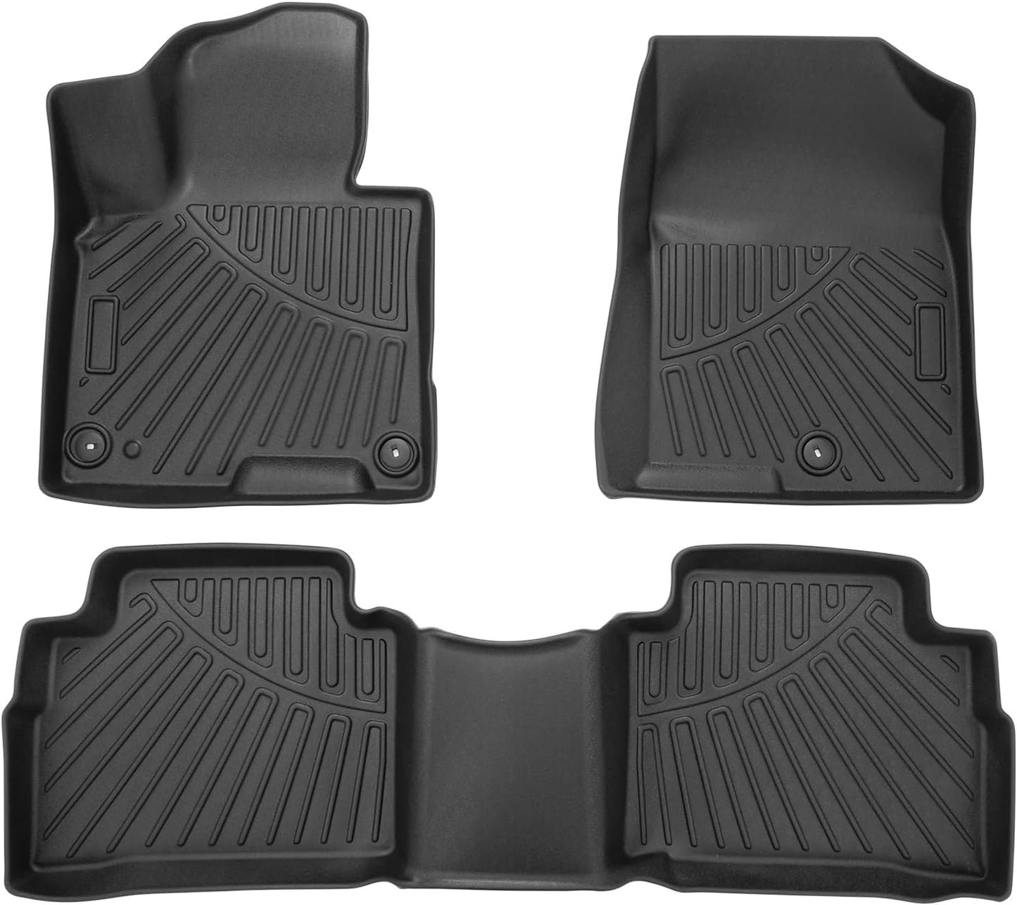 Floor Mats for 2022-2025 Hyundai Ioniq 5 Limited Only (With Sliding Console) Accessories Liner Set TPE 3D Car Mats All-Weather Custom Fit Floor Liners