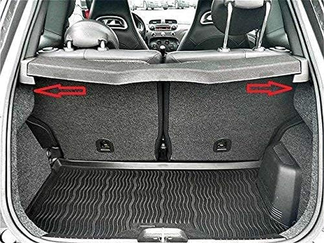 Trunk Organizer for Fiat 500 / 500C / 500E 2012-2020 Hatchback – Mesh Car Trunk Organizer – Cargo Net for SUV, Truck, Coupe, Sedans – Nylon Mesh Netting – Compatible with Fiat 500 / 500C / 500E