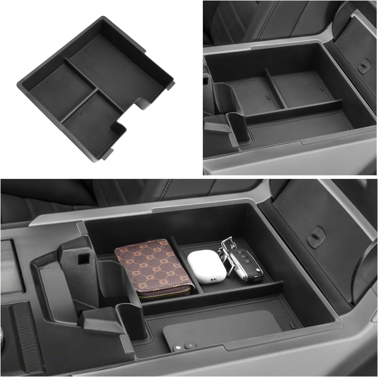 Center Console Organizer for GMC Hummer EV Middle Console Organizer,For GMC Hummer EV Accessories Armrest Console Organizer Compatible with 2022 2023 2024 2025 GMC Hummer EV Pickup/Suv