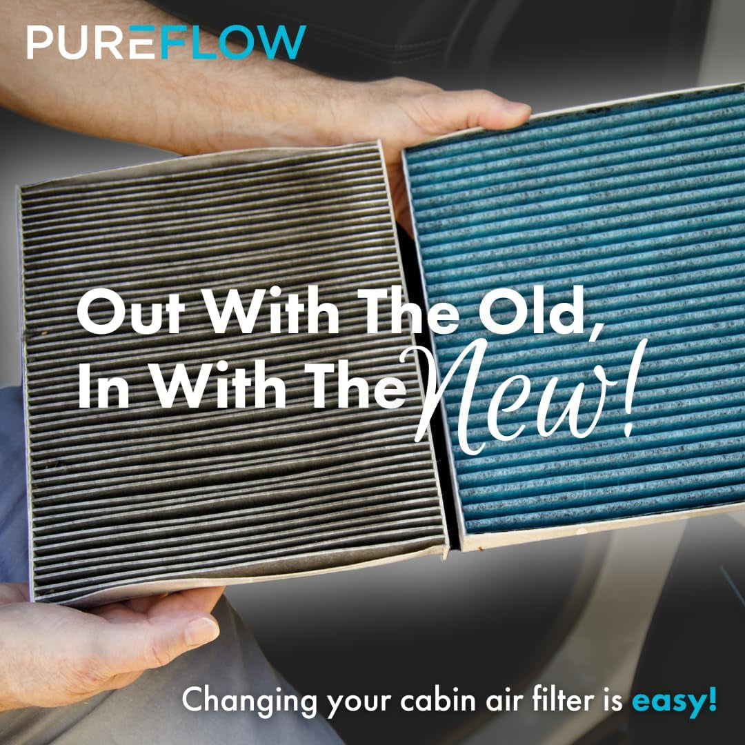 Pureflow Cabin Air Filter PC99594X | Fits 2024-22 Kia EV6, 2023 Niro, 2023-22 Hyundai Tucson, 2023-22 Santa Cruz