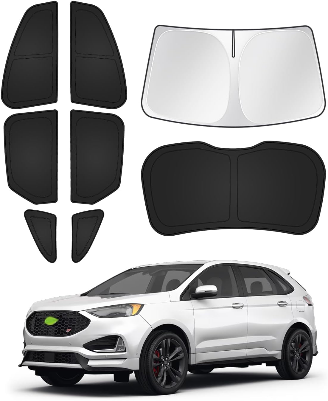 Windshield Sun Shade for Chevrolet/Chevy Blazer EV 2024 2025 Accessories Thicken 6-Layer Front Window Sunshade Cover Sun Visor Protector Foldable Block UV Rays Keep Vehicle Cool