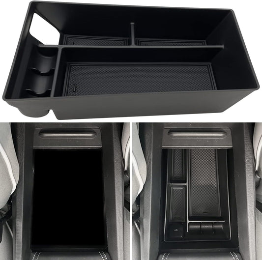 Compatible with Ford Mustang Mach-E 2021 2022 2023 2024 Accessories Center Console Organizer Interior Storage Box Tray