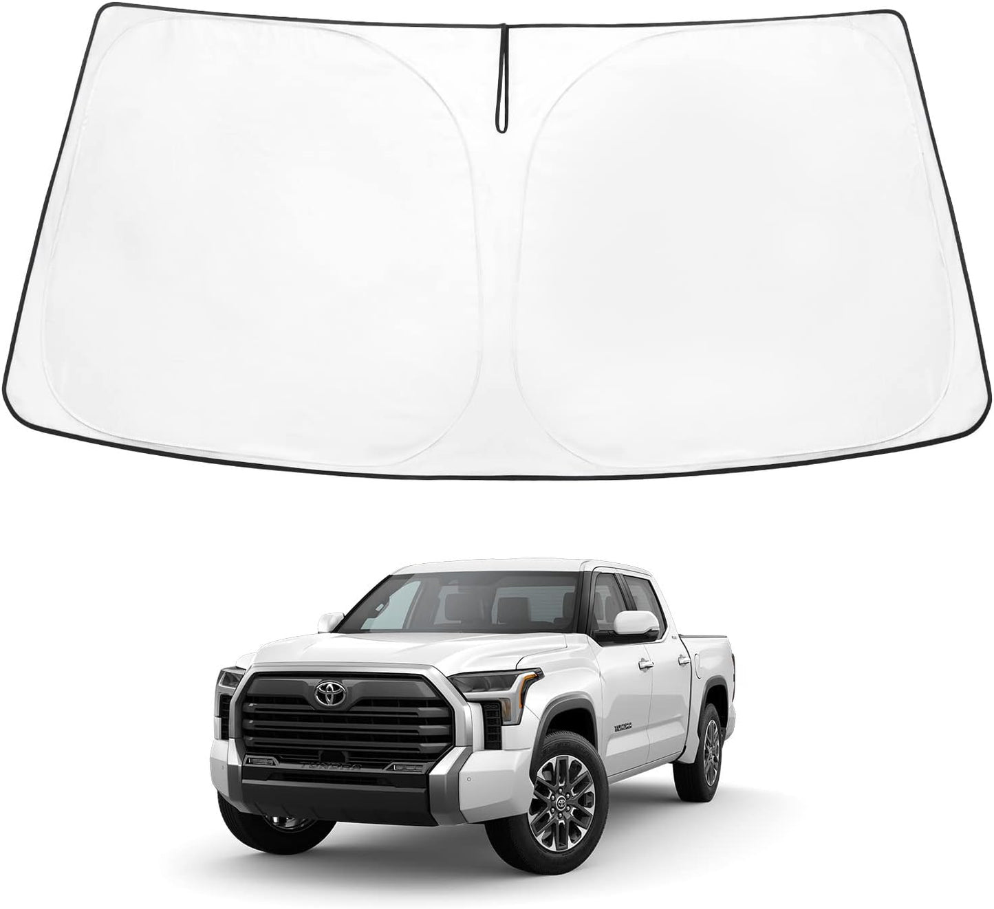 2025 Upgrade Front Windshield Sun Shade Foldable Sunshade Protector Custom Fit 2023-2024 2025 Toyota Bz4X Accessories