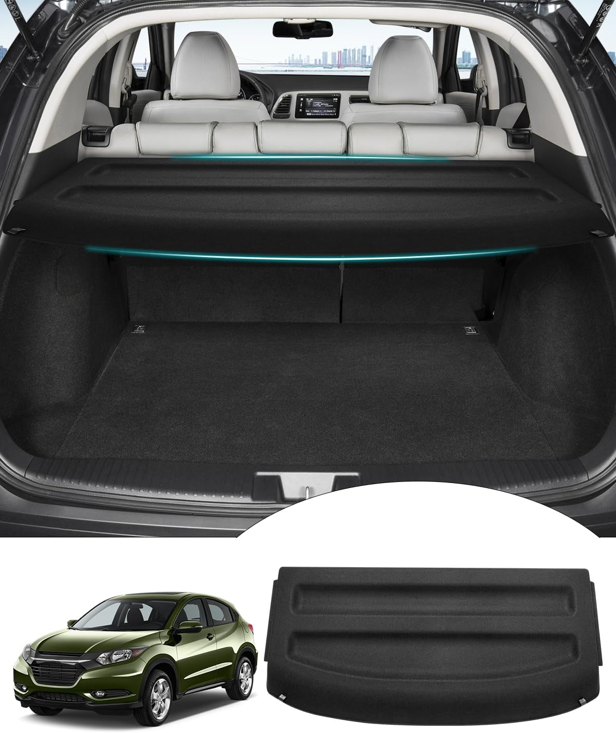 Cargo Cover for 2024 2025 Kia EV9 Accessories Trunk Cover Retractable Trunk Shielding Shade Cargo Luggage Cover Black