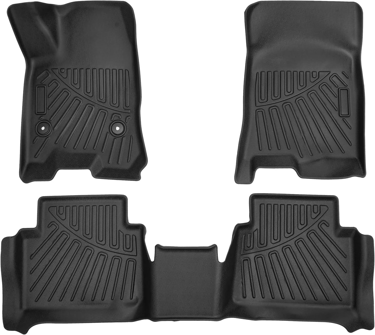 Floor Mats for 2022-2025 Hyundai Ioniq 5 Limited Only (With Sliding Console) Accessories Liner Set TPE 3D Car Mats All-Weather Custom Fit Floor Liners