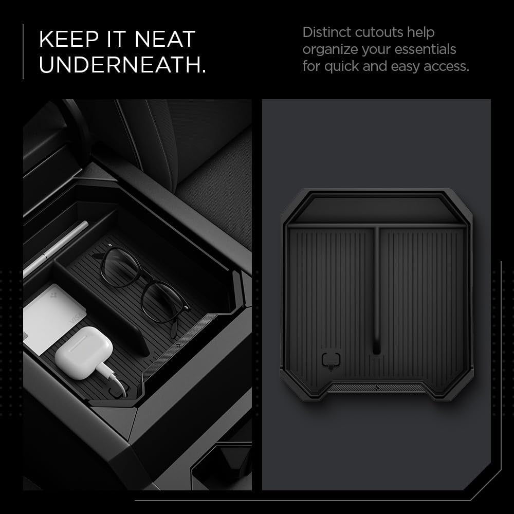 Center Console Organizer Tray(Carbon Edition) Designed for Tesla Cybertruck Accessories 2025/2024 (TOP)