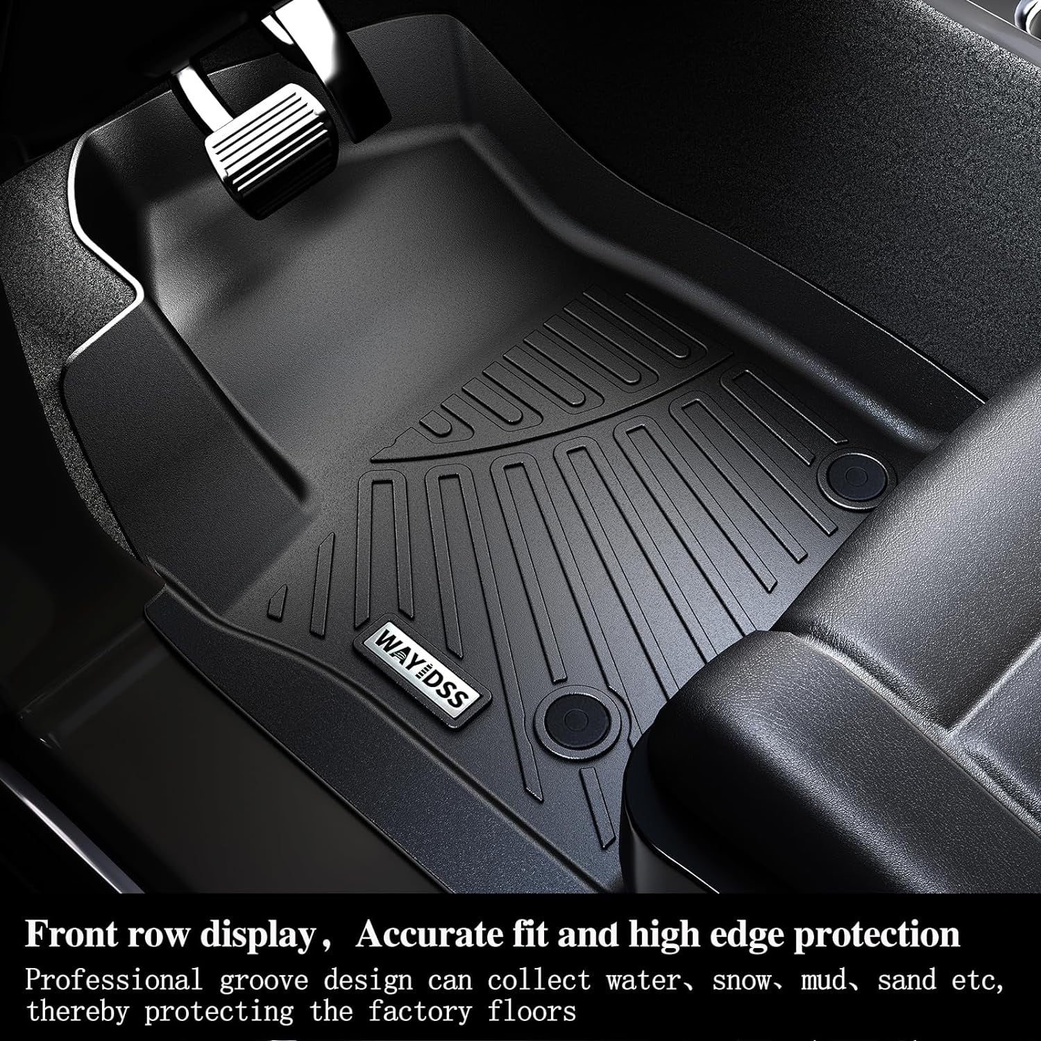 Floor Mats & Cargo Liners for 2024 Honda Prologue,Tpe All Weather Protection 1St & 2Nd Row Car Floor Liners with Trunk Mat Accessories for Honda Prologue-Black