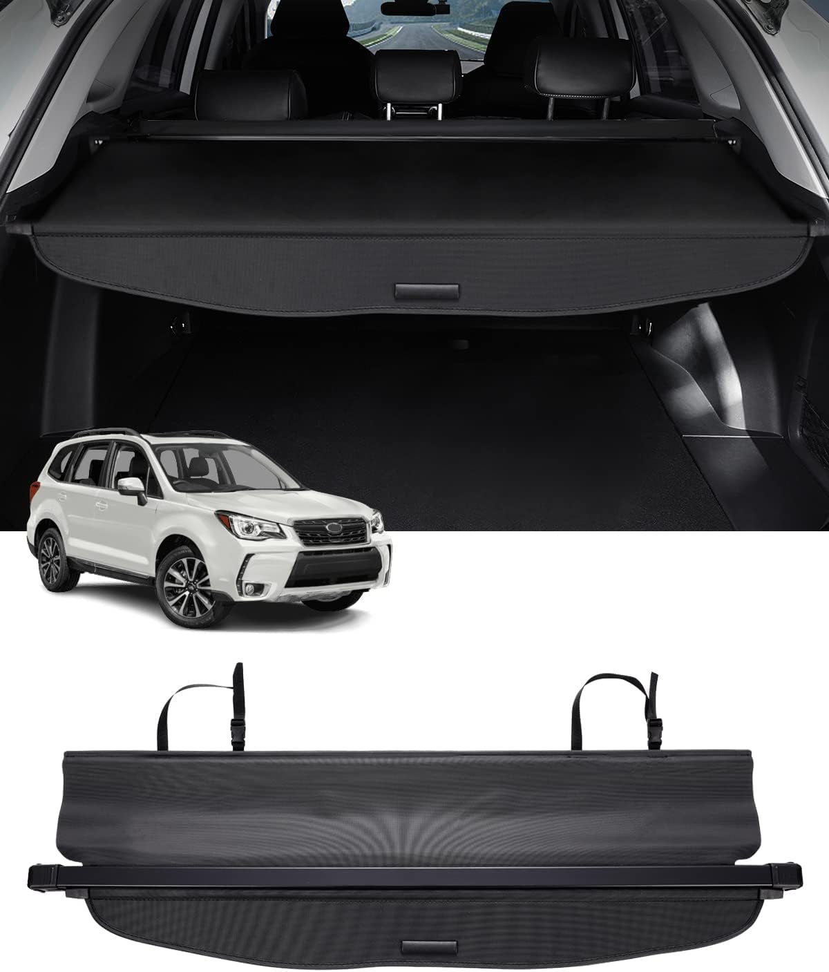 Cargo Cover for 2024 2025 Kia EV9 Accessories Trunk Cover Retractable Trunk Shielding Shade Cargo Luggage Cover Black