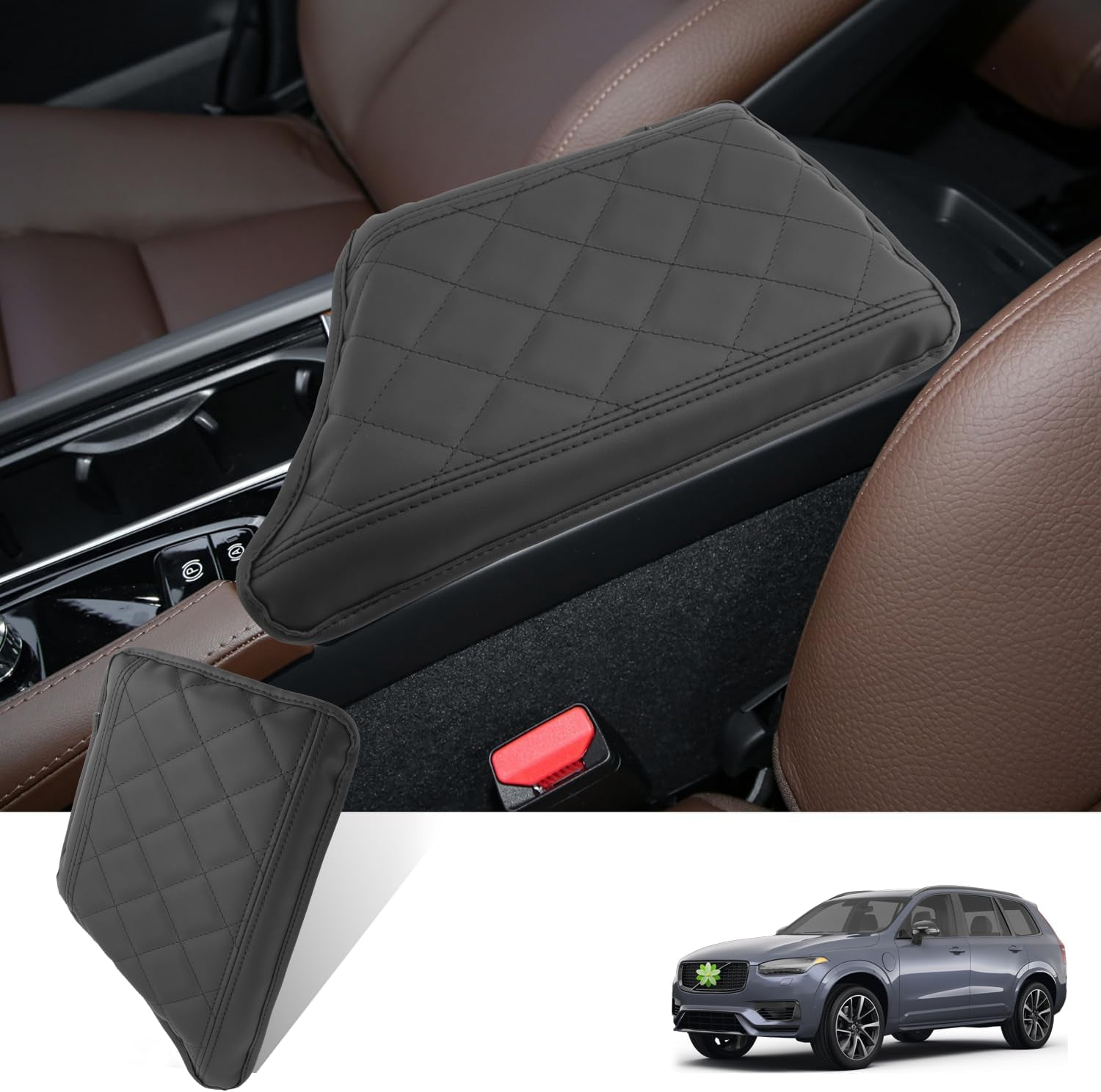 Hummer EV Armrest Cover,For Hummer EV Accessories Center Console Cover Soft Comfy Thicken Armrest Lid Cover Compatible with 2022 2023 2024 2025 Hummer EV Pickup/Suv