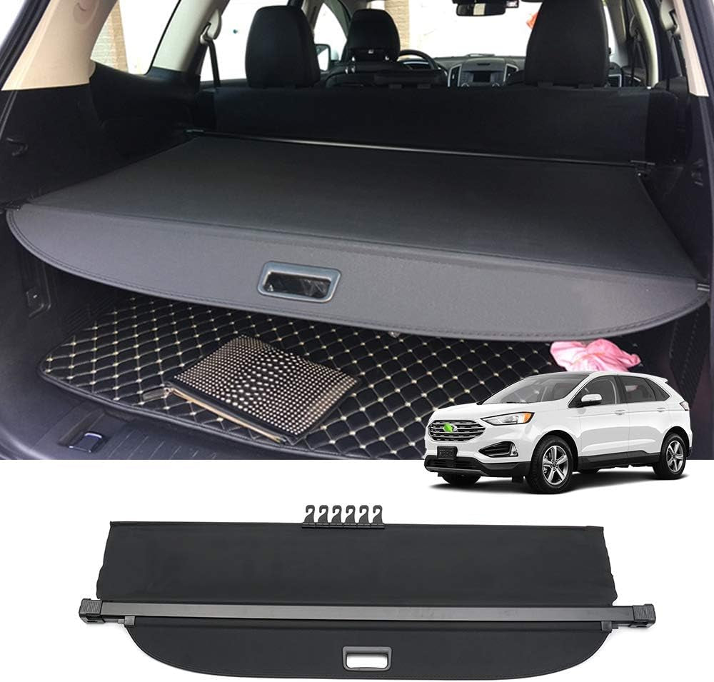 Cargo Cover for 2024 2025 Kia EV9 Accessories Trunk Cover Retractable Trunk Shielding Shade Cargo Luggage Cover Black